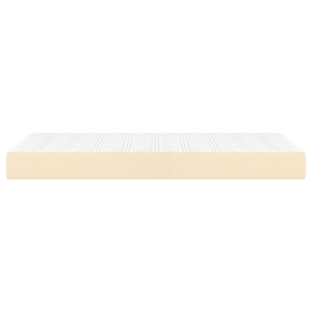 Στρώμα με Pocket Springs Μεσαίας Σκληρότητας Κρεμ 100x200x20 εκ. Υφασμάτινο