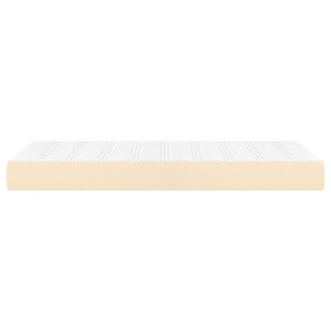 Στρώμα με Pocket Springs Μεσαίας Σκληρότητας Κρεμ 100x200x20 εκ. Υφασμάτινο