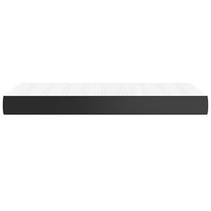 Στρώμα με Pocket Springs Μεσαίας Σκληρότητας Μαύρο 100x200x20 εκ. Συνθετικό Δέρμα - Pakobazaar