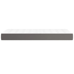Στρώμα με Pocket Springs Μεσαίας Σκληρότητας Γκρι 100x200x20 εκ. Συνθετικό Δέρμα - Pakobazaar