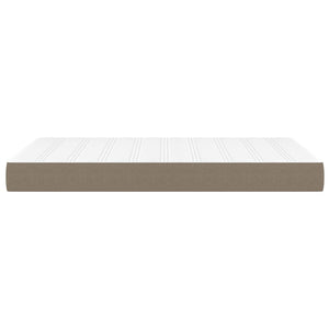 Στρώμα με Pocket Springs Μεσαίας Σκληρότητας Taupe 120x200x20 εκ. Υφασμάτινο - Pakobazaar