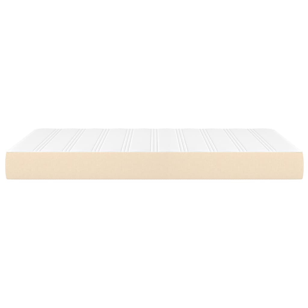 Στρώμα με Pocket Springs Μεσαίας Σκληρότητας Κρεμ 120x200x20 εκ. Υφασμάτινο - Pakobazaar