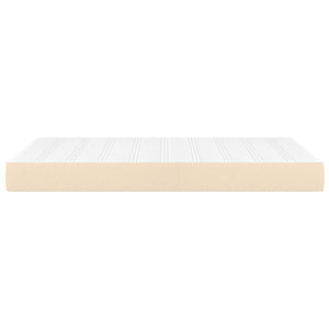 Στρώμα με Pocket Springs Μεσαίας Σκληρότητας Κρεμ 120x200x20 εκ. Υφασμάτινο - Pakobazaar