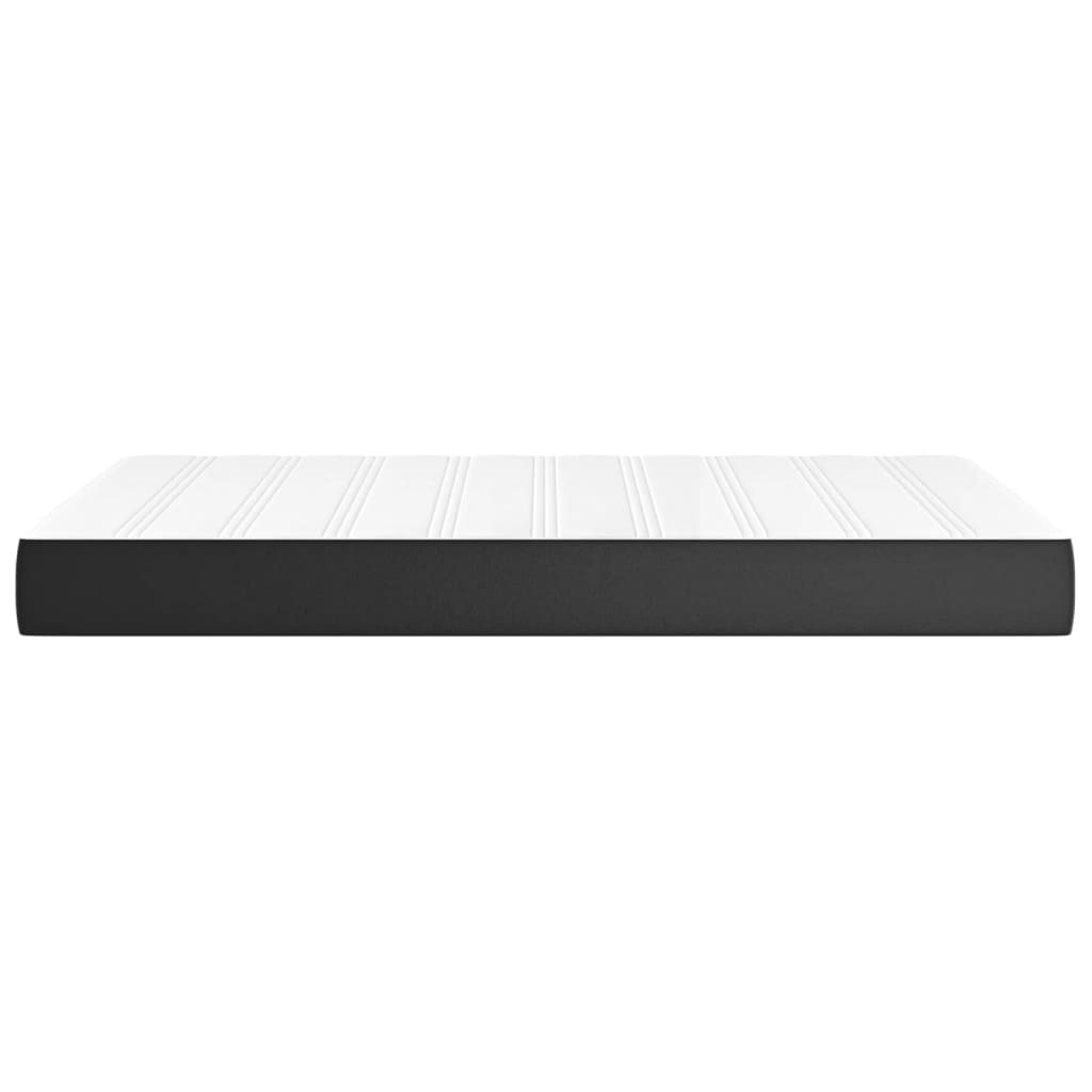 Στρώμα με Pocket Springs Μεσαίας Σκληρότητας Μαύρο 120x200x20 εκ. Συνθετικό Δέρμα - Pakobazaar
