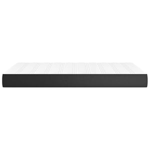 Στρώμα με Pocket Springs Μεσαίας Σκληρότητας Μαύρο 120x200x20 εκ. Συνθετικό Δέρμα - Pakobazaar