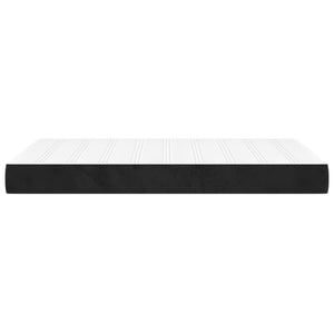 Στρώμα με Pocket Springs Μεσαίας Σκληρότητας Μαύρο 120x200x20 εκ. Βελούδινο