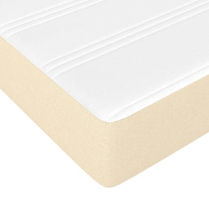 Στρώμα με Pocket Springs Μεσαίας Σκληρότητας Κρεμ 140x190x20 εκ. Υφασμάτινο - Pakobazaar