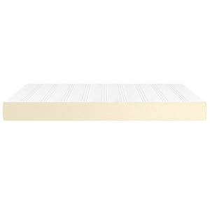 Στρώμα με Pocket Springs Μεσαίας Σκληρότητας Κρεμ 140x190x20 εκ. Συνθετικό Δέρμα - Pakobazaar