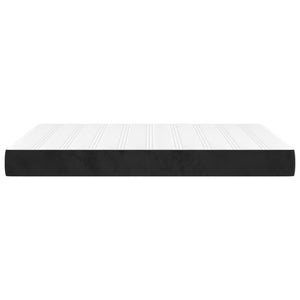 Στρώμα με Pocket Springs Μεσαίας Σκληρότητας Μαύρο 140x190x20 εκ. Βελούδινο - Pakobazaar