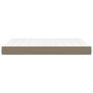 Στρώμα με Pocket Springs Μεσαίας Σκληρότητας Taupe 140x200x20 εκ. Υφασμάτινο