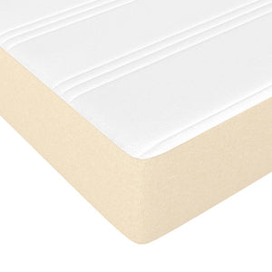 Στρώμα με Pocket Springs Μεσαίας Σκληρότητας Κρεμ 140x200x20 εκ. Υφασμάτινο - Pakobazaar