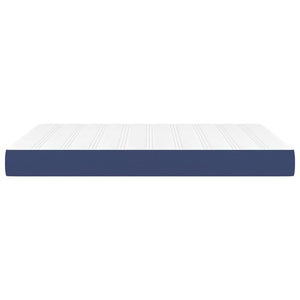 Στρώμα με Pocket Springs Μεσαίας Σκληρότητας Μπλε 140x200x20 εκ. Υφασμάτινο