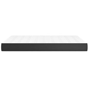 Στρώμα με Pocket Springs Μεσαίας Σκληρότητας Μαύρο 140x200x20 εκ. Συνθετικό Δέρμα - Pakobazaar