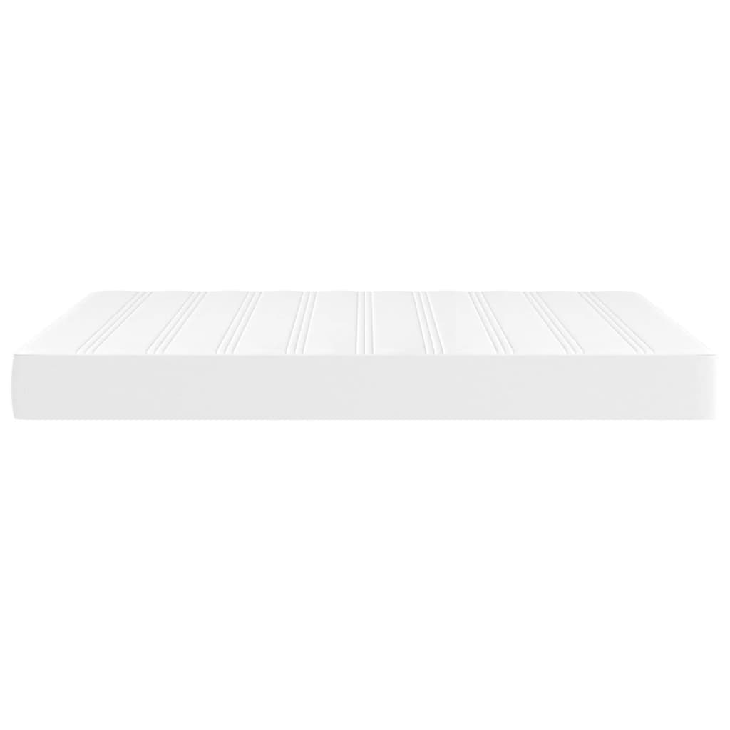 Στρώμα με Pocket Springs Μεσαίας Σκληρότητας Λευκό 140x200x20 εκ. Συνθετικό Δέρμα