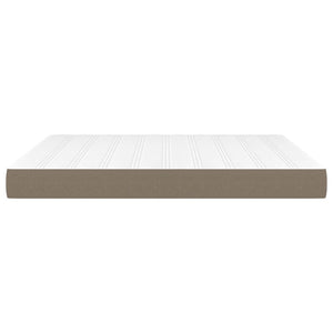 Στρώμα με Pocket Springs Μεσαίας Σκληρότητας Taupe 160x200x20 εκ. Υφασμάτινο - Pakobazaar