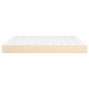 Στρώμα με Pocket Springs Μεσαίας Σκληρότητας Κρεμ 160x200x20 εκ. Υφασμάτινο