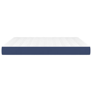 Στρώμα με Pocket Springs Μεσαίας Σκληρότητας Μπλε 160x200x20 εκ. Υφασμάτινο