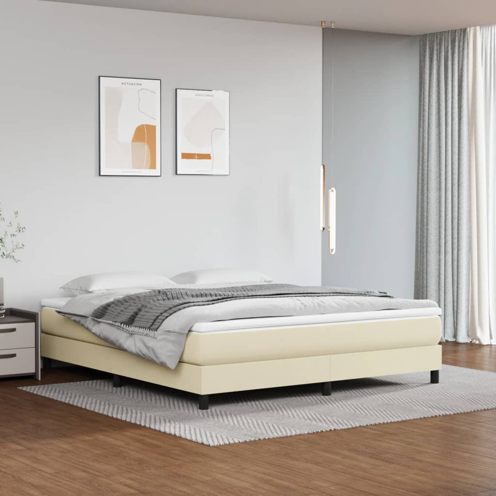 Στρώμα με Pocket Springs Μεσαίας Σκληρότητας Κρεμ 160x200x20 εκ. Συνθετικό Δέρμα - Pakobazaar