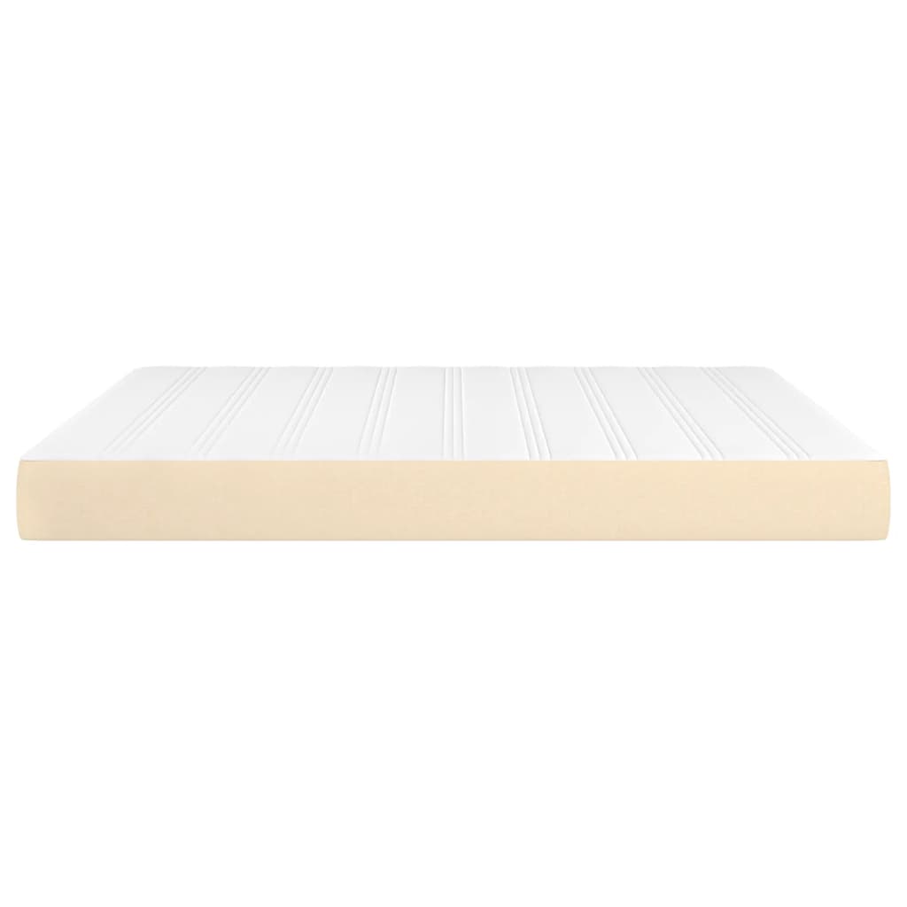 Στρώμα με Pocket Springs Μεσαίας Σκληρότητας Κρεμ 180x200x20 εκ. Υφασμάτινο - Pakobazaar