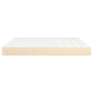 Στρώμα με Pocket Springs Μεσαίας Σκληρότητας Κρεμ 180x200x20 εκ. Υφασμάτινο - Pakobazaar