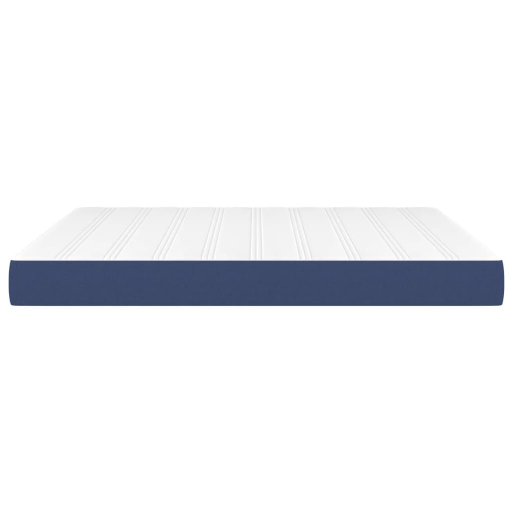 Στρώμα με Pocket Springs Μεσαίας Σκληρότητας Μπλε 180x200x20 εκ. Υφασμάτινο - Pakobazaar