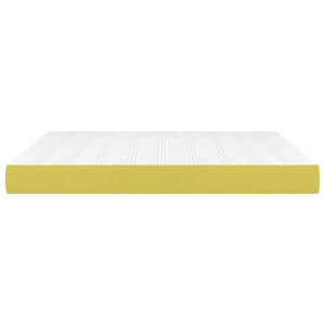 Στρώμα με Pocket Springs Μεσαίας Σκληρότητας Πράσινο 180x200x20 εκ. Υφασμάτινο - Pakobazaar