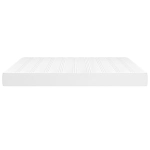 Στρώμα με Pocket Springs Μεσαίας Σκληρότητας Λευκό 180x200x20 εκ. Συνθετικό Δέρμα - Pakobazaar