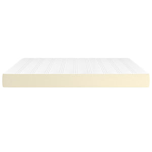 Στρώμα με Pocket Springs Μεσαίας Σκληρότητας Κρεμ 180x200x20 εκ. Συνθετικό Δέρμα - Pakobazaar