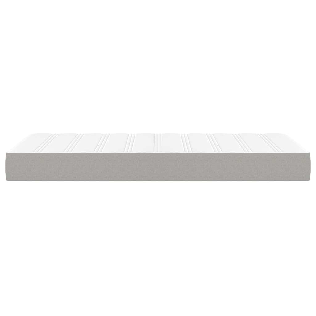 Στρώμα με Pocket Springs Μεσαίας Σκληρότητας Αν. Γκρι 100x190x20 εκ. Ύφασμα Twin - Pakobazaar