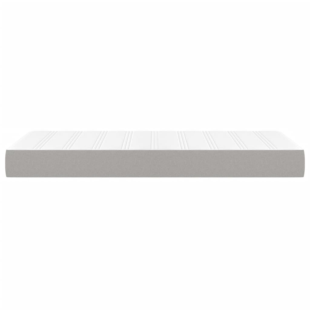 Στρώμα με Pocket Springs Μεσαίας Σκληρότητας Αν. Γκρι 100x203x20εκ. Ύφασμα Twin XL - Pakobazaar