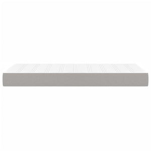 Στρώμα με Pocket Springs Μεσαίας Σκληρότητας Αν. Γκρι 100x203x20εκ. Ύφασμα Twin XL - Pakobazaar