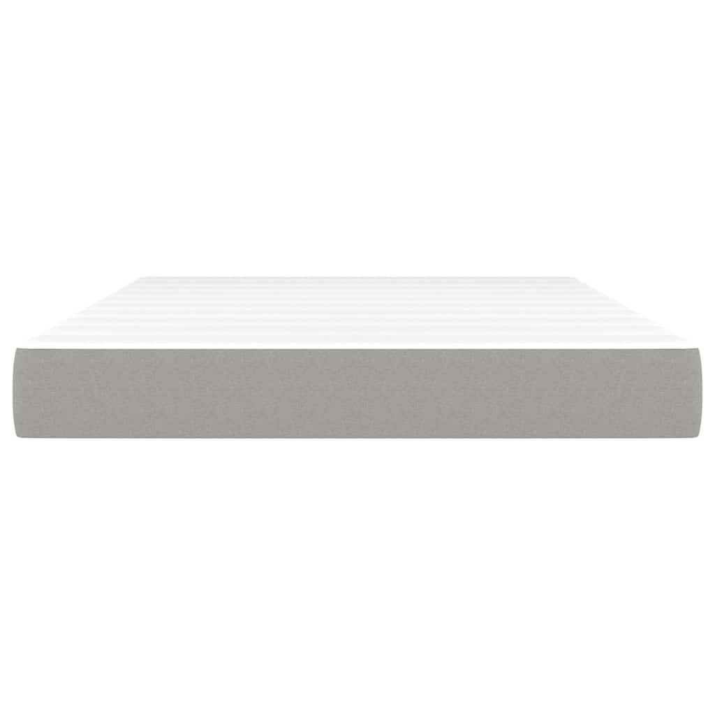 Στρώμα με Pocket Springs Μεσαίας Σκληρότητας Αν. Γκρι 137x190x20 εκ. Πλήρες Ύφασμα