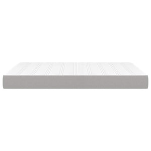 Στρώμα με Pocket Springs Μεσαίας Σκληρότητας Αν. Γκρι 137x190x20 εκ. Πλήρες Ύφασμα