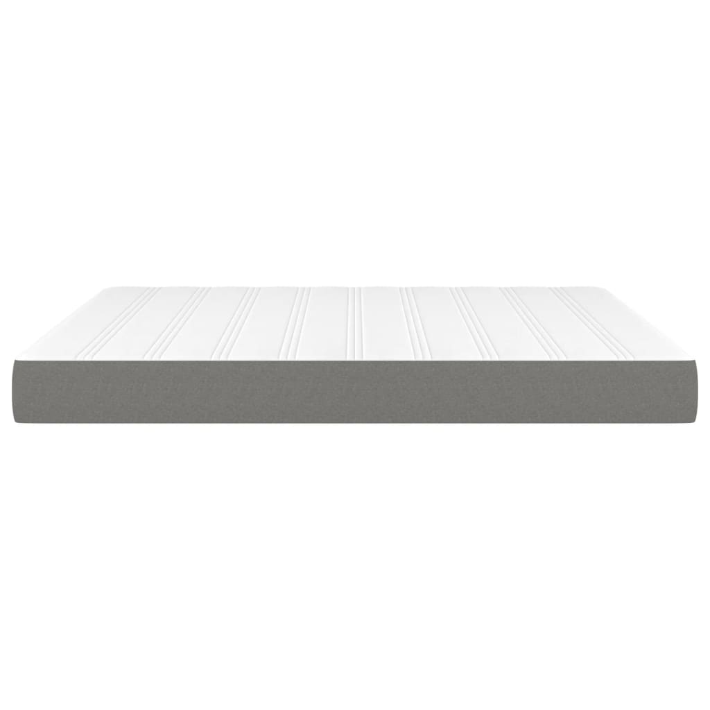 Στρώμα με Pocket Springs Μεσαίας Σκληρότητας Σκ. Γκρι 152x203x20εκ. Ύφασμα Queen