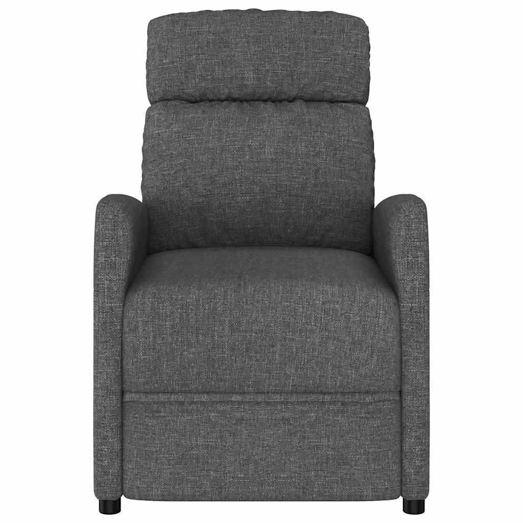 Πολυθρόνα Μασάζ Σκούρο Γκρι Υφασμάτινη