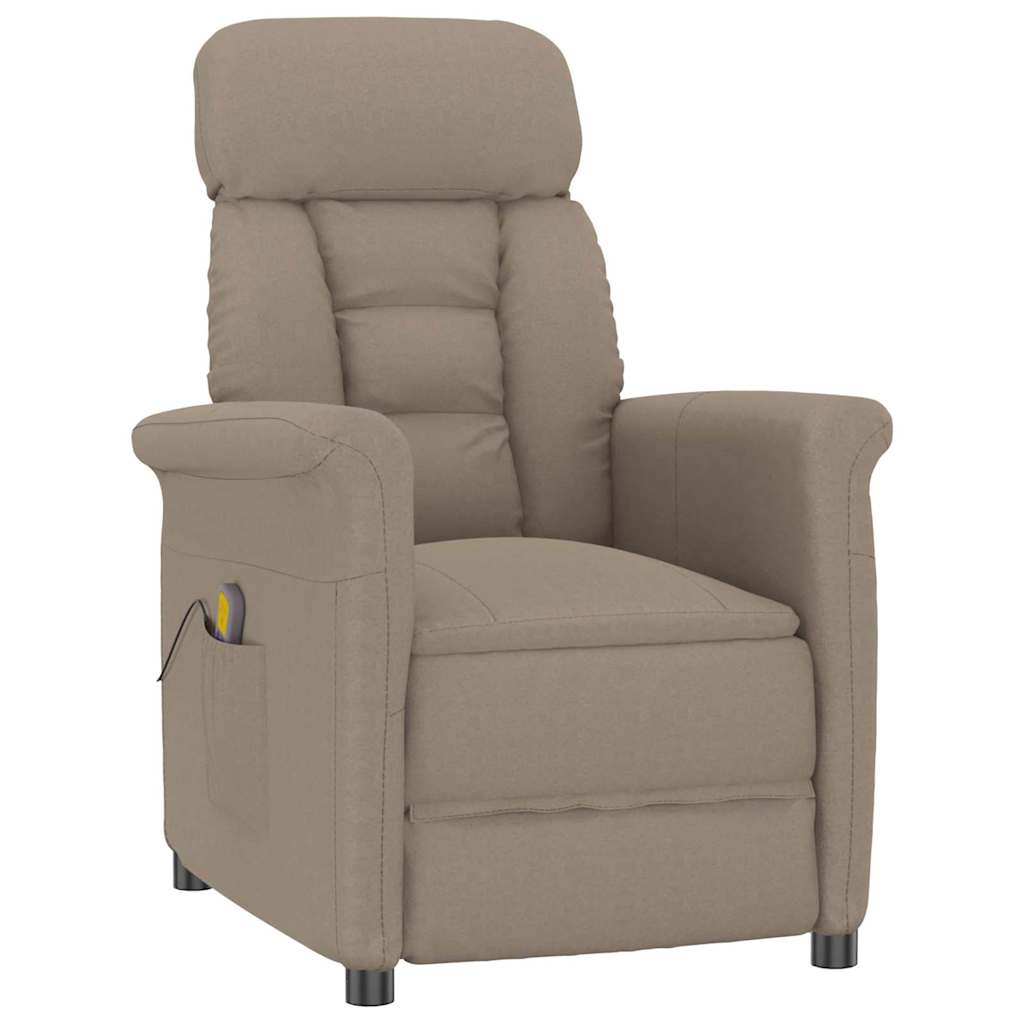 Καρέκλα μασάζ Taupe 96.5 x 70.5 x 95 εκ Μικροΐνες - Pakobazaar