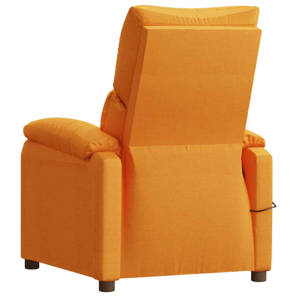 Πολυθρόνα Μασάζ Κίτρινη Υφασμάτινη