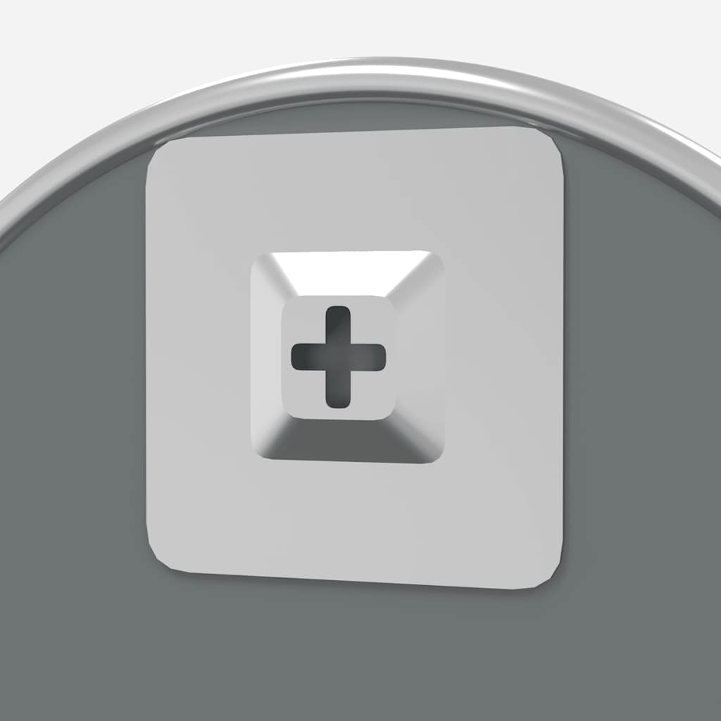 Καθρέφτης Τοίχου Στρογγυλός Ασημί Ø 20 εκ.