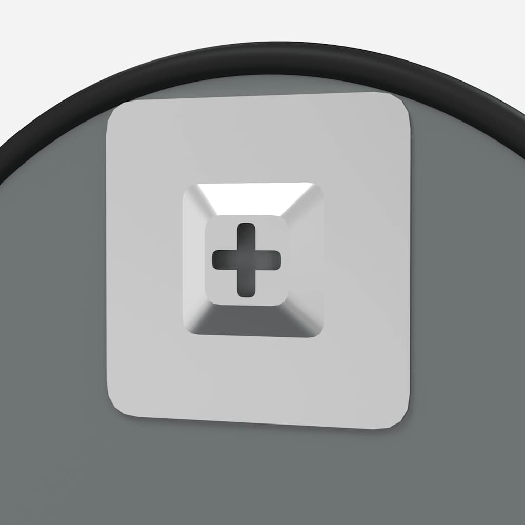 Καθρέφτης Τοίχου Στρογγυλός Μαύρος Ø 20 εκ.