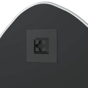 Καθρέφτης Τοίχου Ασημί 60x50 εκ. - Pakobazaar