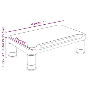 Βάση Οθόνης Μαύρη 38 x 24 x 10,5 εκ.