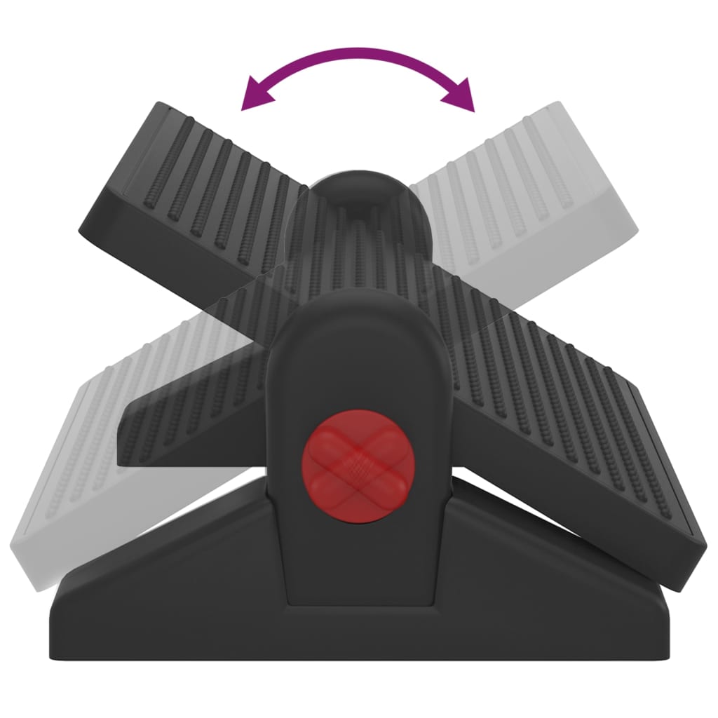Υποπόδιο Μαύρο 50 x 30,5 x 17 εκ.