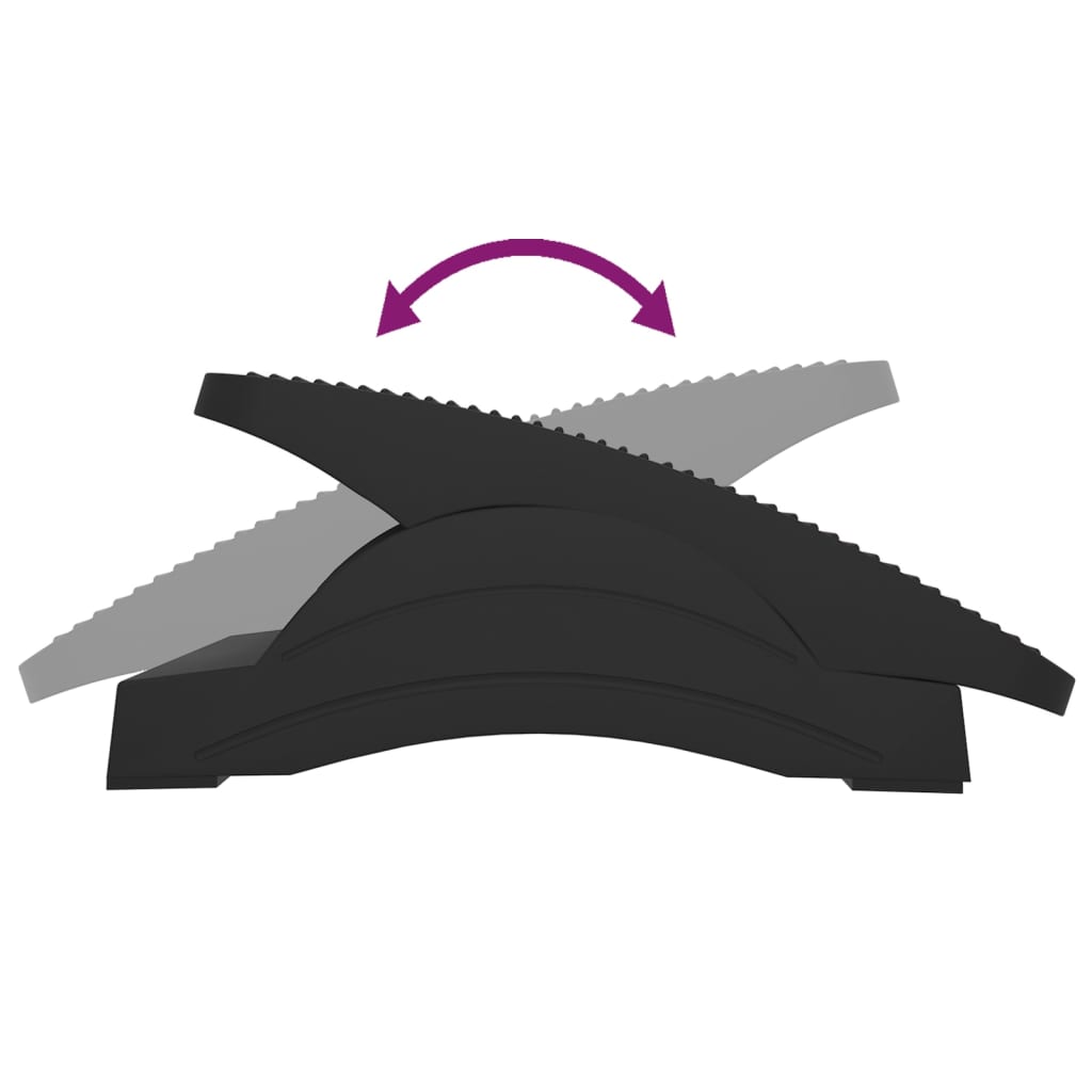 Υποπόδιο Μαύρο 43,5 x 32,5 x 10,5 εκ.