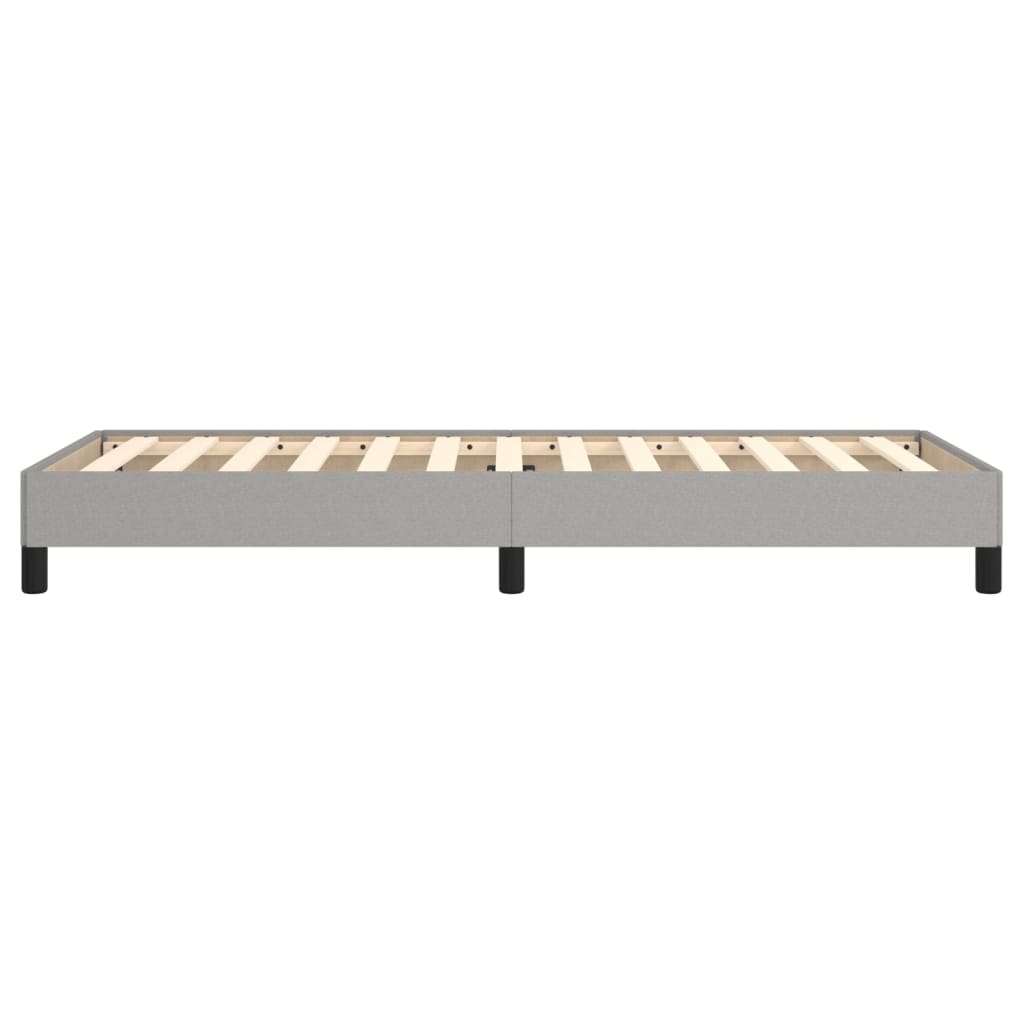 Σκελετός Κρεβατιού Χωρίς Στρώμα Αν. Γκρι 80x200 εκ. Υφασμάτινο