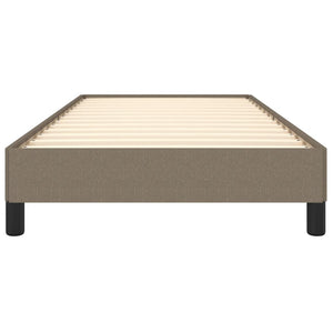 Σκελετός Κρεβατιού Χωρίς Στρώμα Taupe 80x200 εκ. Υφασμάτινο