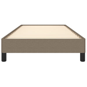 Σκελετός Κρεβατιού Χωρίς Στρώμα Taupe 90x200 εκ. Υφασμάτινο - Pakobazaar