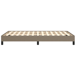 Σκελετός Κρεβατιού Χωρίς Στρώμα Taupe 120x200 εκ. Υφασμάτινο