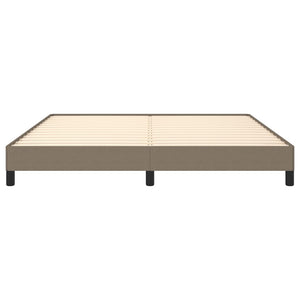 Σκελετός Κρεβατιού Χωρίς Στρώμα Taupe 160x200 εκ. Υφασμάτινο - Pakobazaar