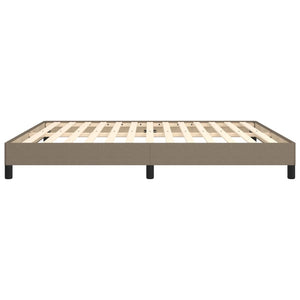 Σκελετός Κρεβατιού Χωρίς Στρώμα Taupe 160x200 εκ. Υφασμάτινο - Pakobazaar