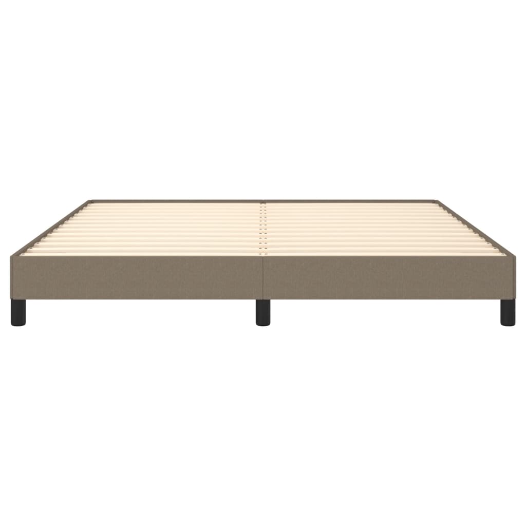 Σκελετός Κρεβατιού Χωρίς Στρώμα Taupe 180x200 εκ. Υφασμάτινο - Pakobazaar